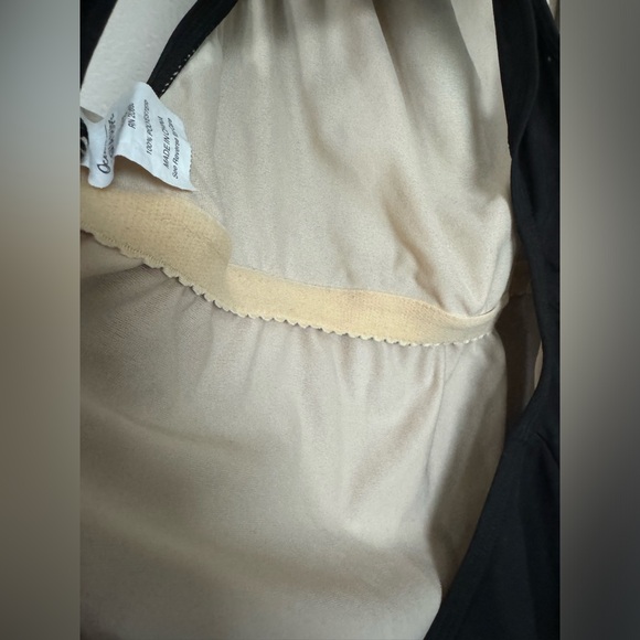 EUC Ocean Women’s Size 44 / 18 / XL Swim Bathing Suit Black Stretchy One Piece - Picture 7 of 10